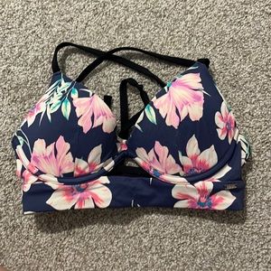 VS pink strappy swim top